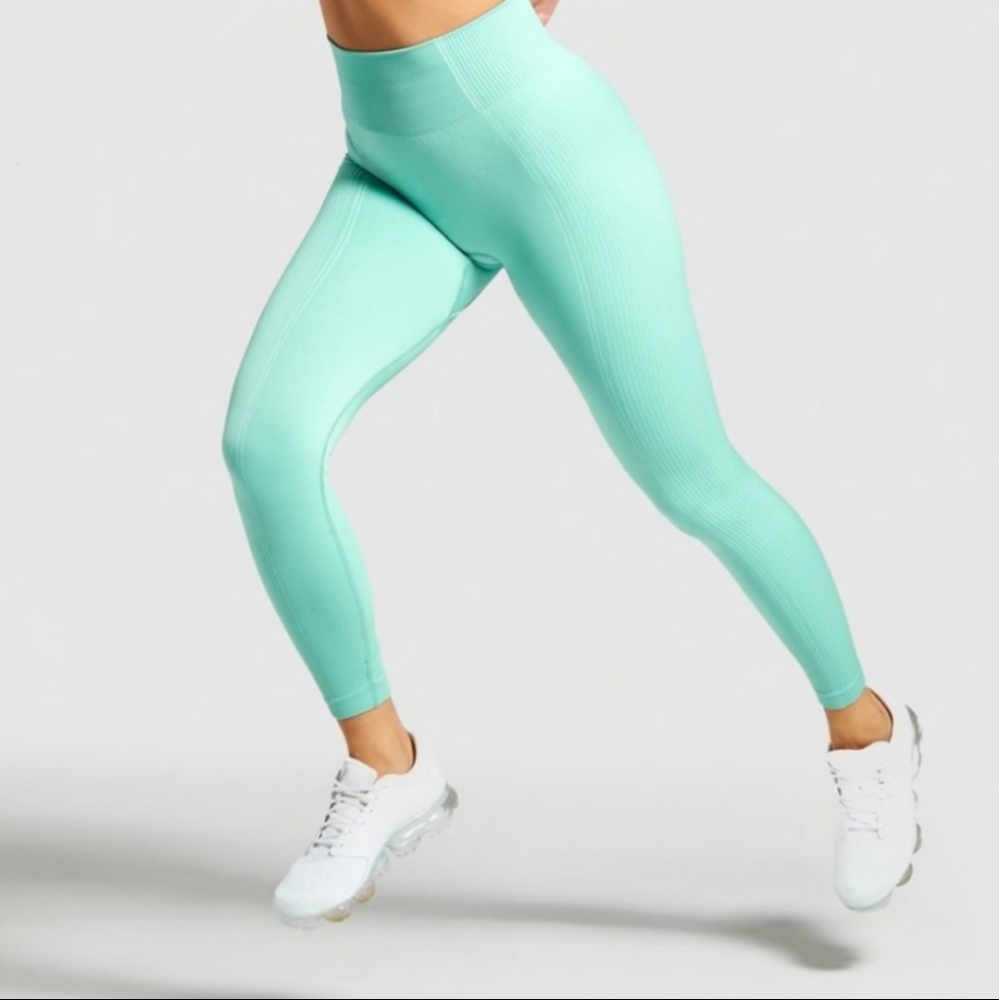 Gymshark Ultra Seamless Spearmint Green Leggings